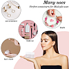 8Pcs Transparent Plastic Empty Portable Facial Cream Jar CON-CP0001-015A-5