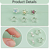 120Pcs Rack Plating Brass Bead Frames KK-PH0010-78S-4