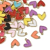 50Pcs Alloy Enamel Charms ENAM-YW0006-37-1