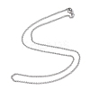 Tarnish Resistant Rolo Chain Necklace for Men LS-NJEW-F027-14-2mm-3