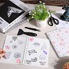 Sticker Collecting Loose-leaf A5 Spiral Bound Notebook AJEW-CP0007-85B-3
