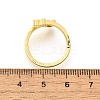 Brass Cuff Rings for Women RJEW-U044-N-5