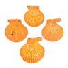 Undyed Natural Scallop Shell Big Pendants SHEL-T020-01-1