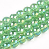 Electroplate Transparent Glass Beads Strands X-GLAA-T032-T8mm-AB17-1