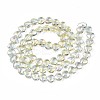 Electroplate Glass Beads Strands EGLA-S188-14-B02-2