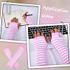 4 Pairs Acrylic Fiber Yarn Knitting Fingerless Gloves AJEW-DJ0001-58C-5