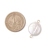 Natural Keshi Pearl Connector Charms PALLOY-JF04188-02-2