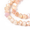 Ombre Effect Dyed Glass Beads Strands LS-GLAA-T025-4mm-09A-3