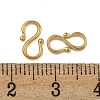 Ion Plating(IP) 304 Stainless Steel S-Hook Clasps STAS-U007-20A-G-3