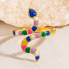 304 Stainless Steel Cuff Rings RJEW-D319-01G-1
