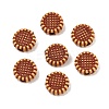 Opaque Acrylic Imitation Wood Beads AC-CBAB80E-01B-1