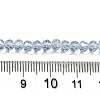 Transparent Baking Paint Glass Beads Strands DGLA-A034-T4mm-D13-4