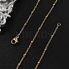 304 Stainless Steel Satellite Chain Necklaces X-NJEW-L173-012-G-3
