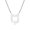 Non-Tarnish 304 Stainless Steel Pendant Necklaces for Women RN1882-2-1