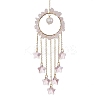 Glass Star Pendant Decorations HJEW-JM01247-03-1