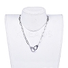 304 Stainless Steel Chain Necklaces NJEW-JN02772-02-4