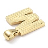 Ion Plating(IP) 316L Surgical Stainless Steel Pendants STAS-Q247-01G-13-3