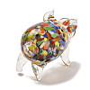 Handmade Lampwork 3D Animal Ornaments LAMP-H064-01C-2