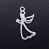 Non-Tarnish 304 Stainless Steel Hollow Pendants A-STAS-Q201-JN312-1-1