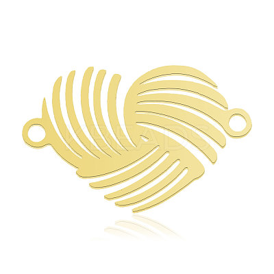 Ion Plating(IP) 201 Stainless Steel Connector Charms STAS-N090-LA873-2-1