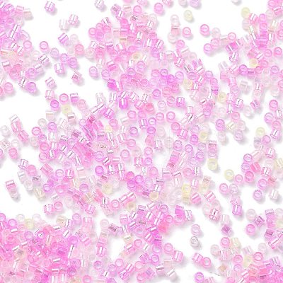 Transparent Colours Glass Seed Beads SEED-H003-01L-1