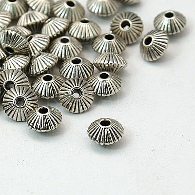Tibetan Style Alloy Spacer Beads LS-K093Y041-1