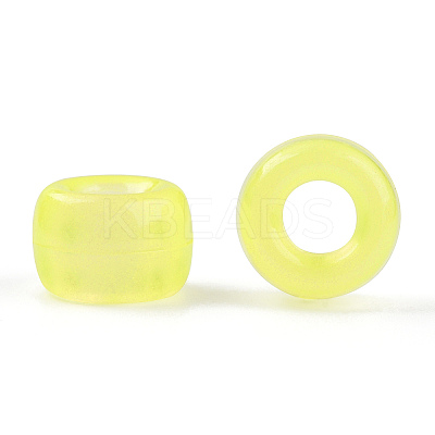 Transparent & Luminous Plastic Beads KY-T025-01-H08-1