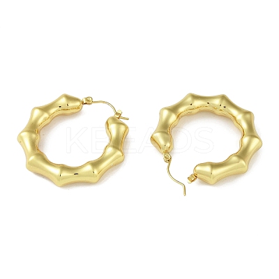 Ion Plating(IP) 304 Stainless Steel Hoop Earrings STAS-I304-02G-1