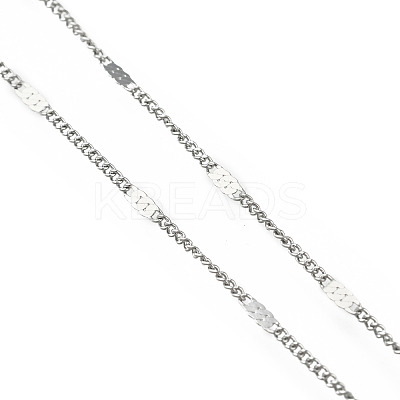 Non-Tarnish 304 Stainless Steel Link Chain Necklaces LS-NJEW-F248-16A-P-1