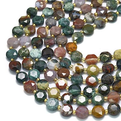 Natural Ocean Jasper Beads Strands G-C116-A140-01-1