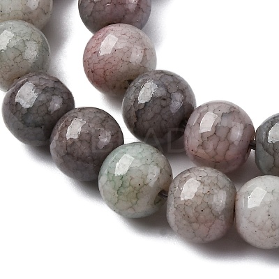 Ombre Effect Dyed Glass Beads Strands X-GLAA-T031-01O-12-1