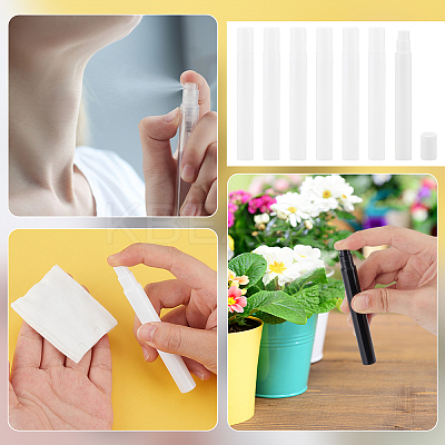 80Pcs Empty Portable Plastic Spray Perfume Bottle with 2Pcs Plastic Pump with 2Pcs Mini Transparent Plastic Funnel Hopper with 6Pcs Disposable Plastic Droppe AJEW-BC0007-50C-1