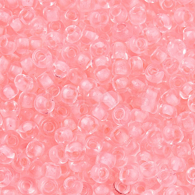 8/0 Transparent Glass Seed Beads SEED-F003-03B-15-1
