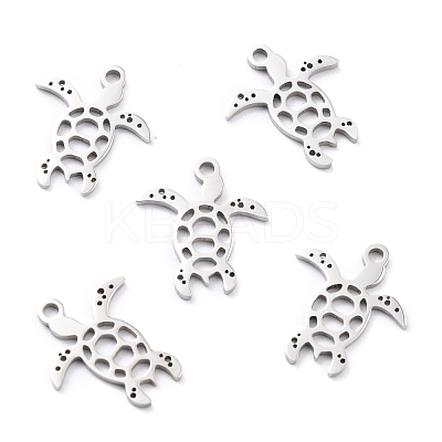 Non-Tarnish 201 Stainless Steel Charms STAS-D176-04P-1