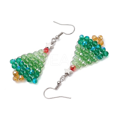 304 Stainless Steel Dangle Earrings EJEW-JE06207-1