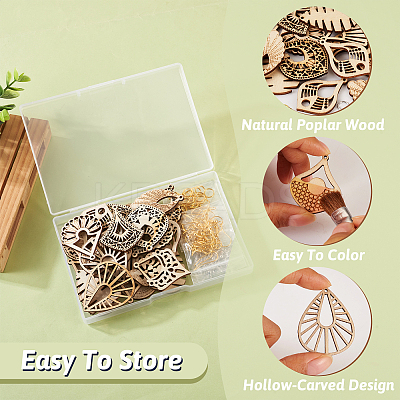 DIY Geometry Earring Making Kit DIY-TA0005-57-1