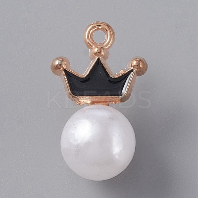 Resin Imitation Pearl Pendants FIND-TAC0002-041E-1