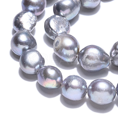 Natural Cultured Freshwater Pearl Beads Strands PEAR-N014-10B-1