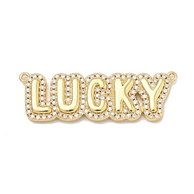 Brass Micro Pave Cubic Zirconia Pendants KK-A285-03A-G-1