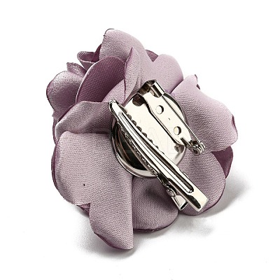 Fabric Rose Flower Brooch for Women LS-JEWB-B011-01C-1