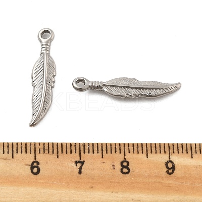 304 Stainless Steel Pendants STAS-E446-08P-1
