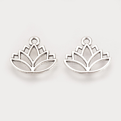 Tibetan Style Alloy Charms X-TIBE-Q075-50AS-LF-1