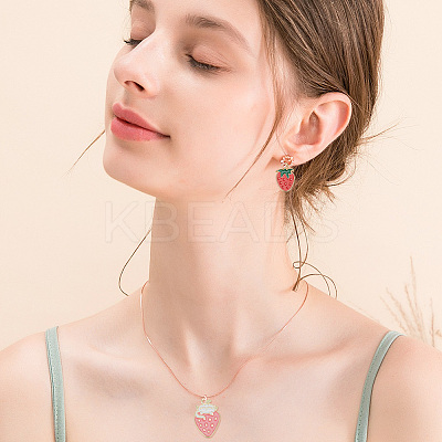24Pcs 6 Style Zinc Alloy Enamel Pendants ENAM-AR0001-68-1