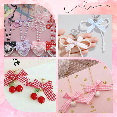 300Pcs 15 Colors Handmade Polyester Costume Accessories DIY-SP0004-98-1