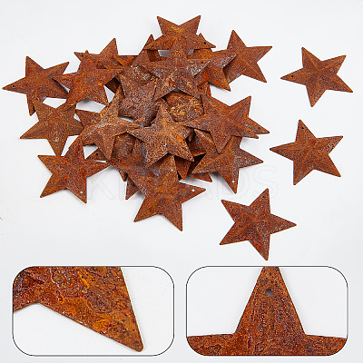 Rust Iron Pendants LS-IFIN-WH0065-16A-1