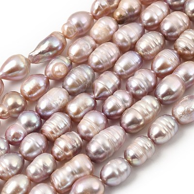 Natural Cultured Freshwater Pearl Beads Strands PEAR-F020-05B-1