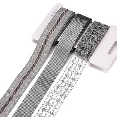 9 Yards 3 Styles Polyester Ribbon SRIB-A014-G02-1