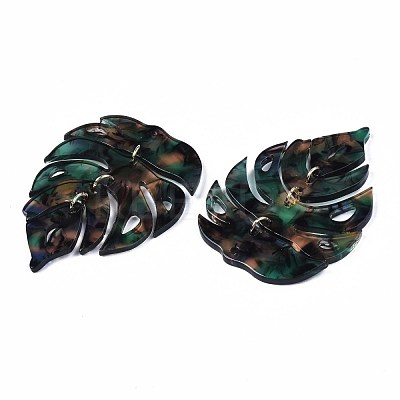 Cellulose Acetate(Resin) Big Pendants KY-S136-452A-1