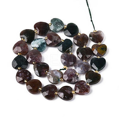 Natural Indian Agate Beads Strands G-P592-B11-01-1