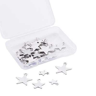 304 Stainless Steel Charms STAS-CJ0001-51-1